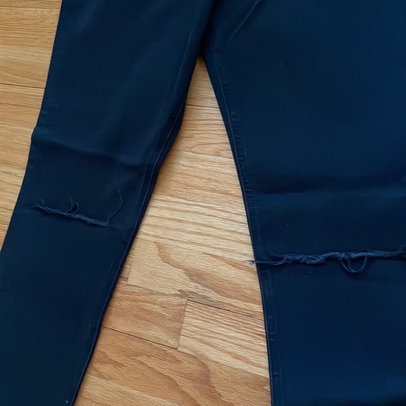 Free People Stella Black Hi Rise Skinny Jeans 31 B11 - Picture 9 of 10